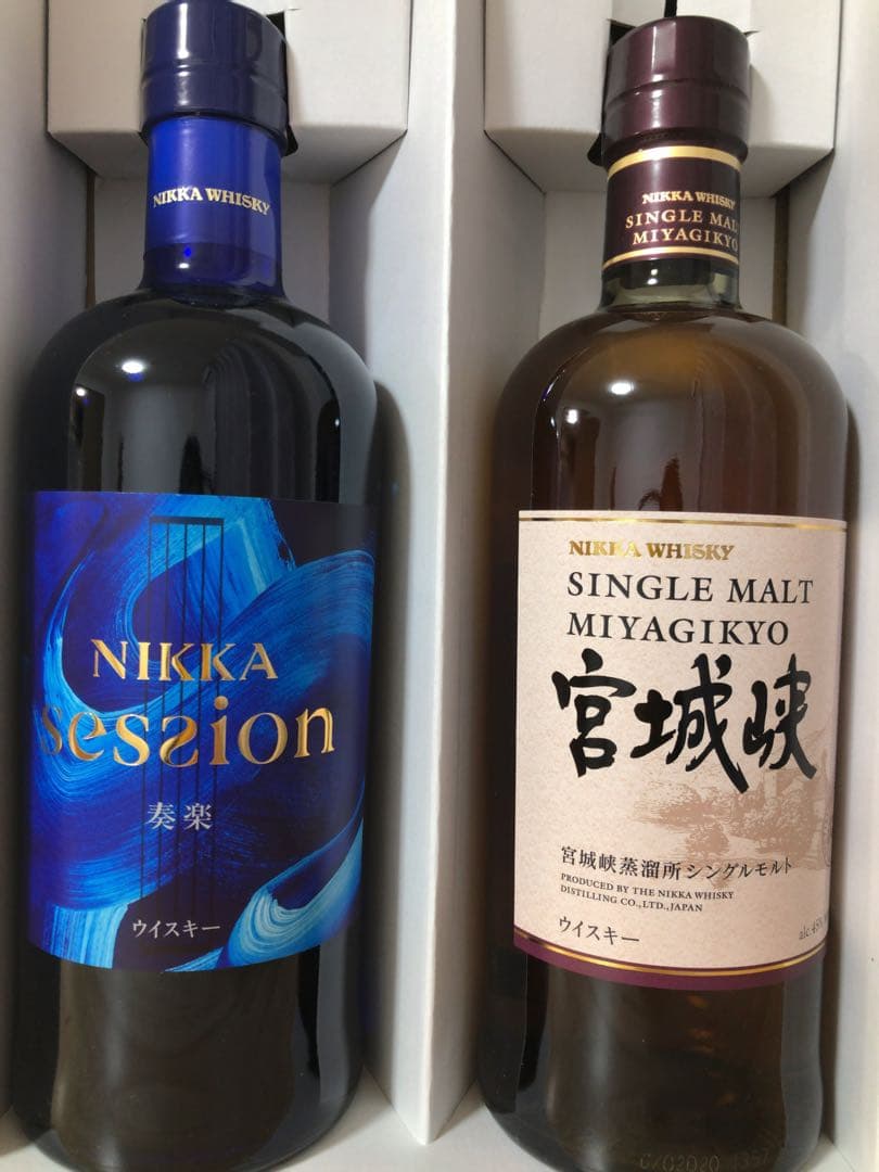 NIKKA セッション & シングルモルト宮城峡ウイスキー 2本セット