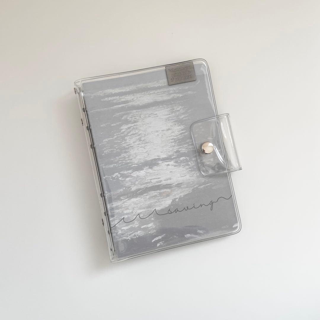 生産中止品　韓国　貯金　バインダー　カバー　A5 pvc 海