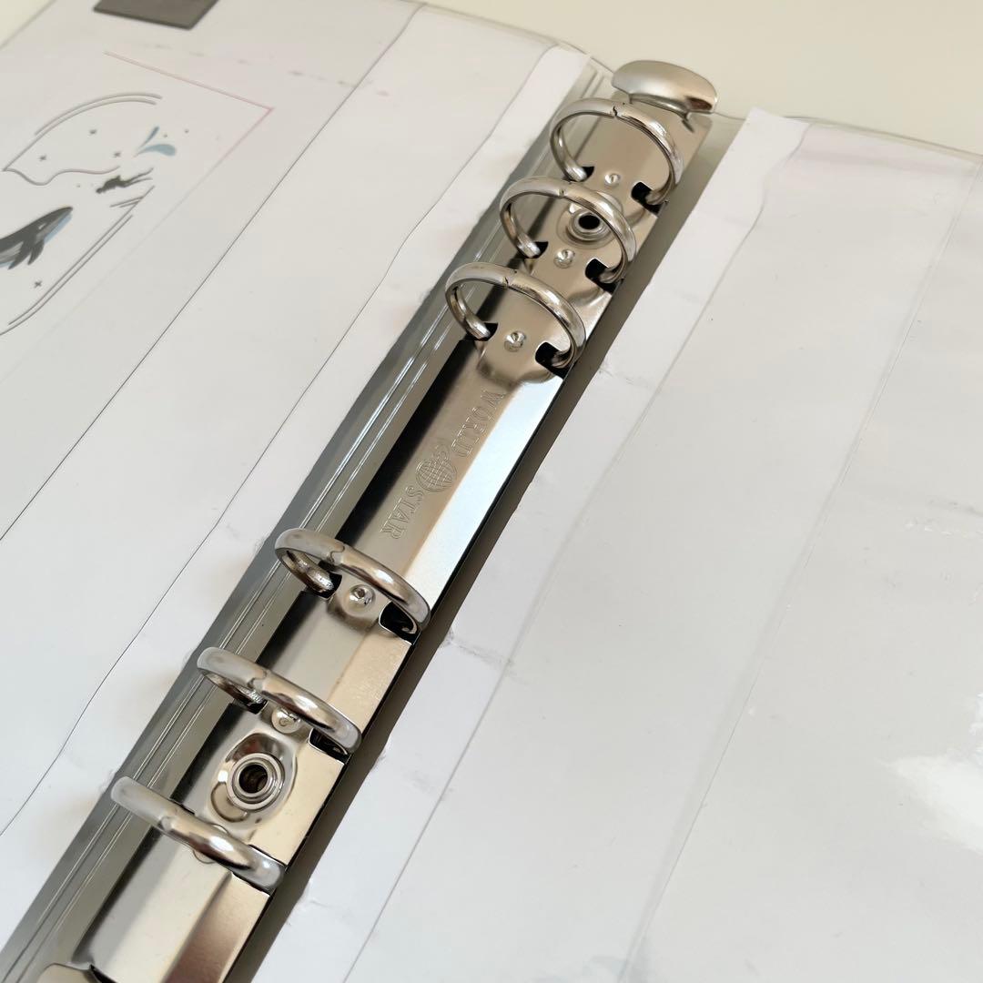 生産中止品　韓国　貯金　バインダー　カバー　A5 pvc 海