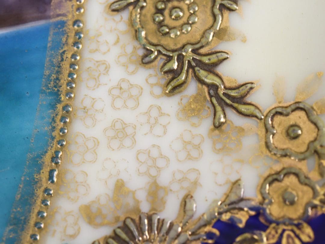 オールドノリタケ 金盛上湖畔白鳥風景 ボウル 29cm 飾り皿