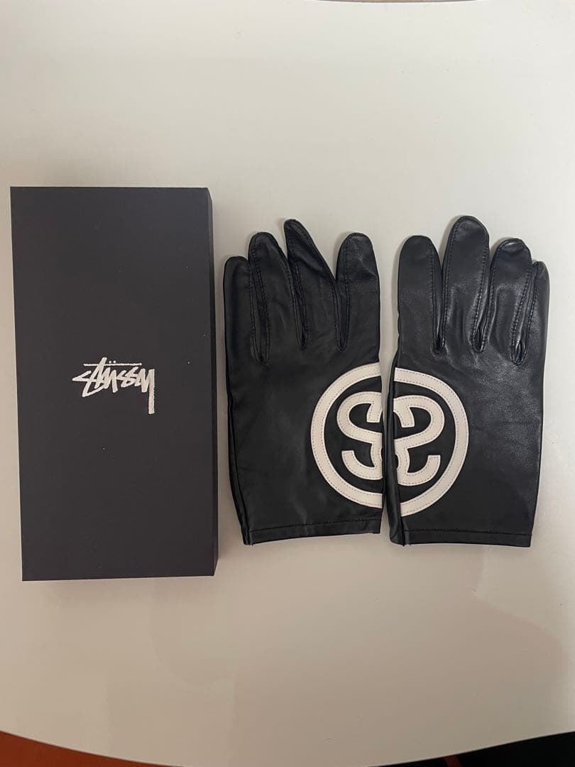 KEIJU着用 Stussy SS LINK LEATHER GLOVES