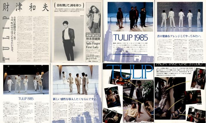TULIP チューリップ 財津和夫 雑誌 切り抜き 150P ◆ほぼ欠けなし