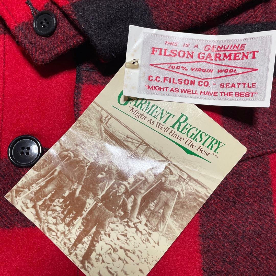 C.C. Filson ダブルマッキーノクルーザージャケット サイズ42