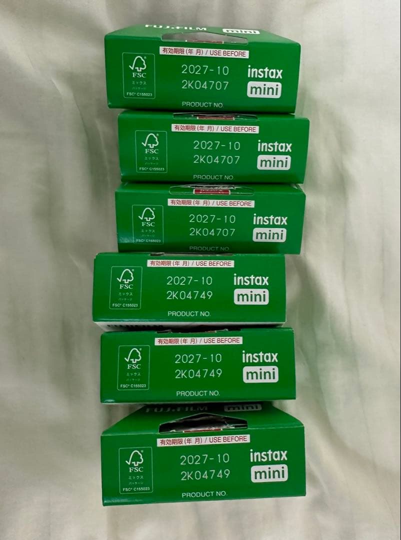 FUJIFILM instax mini チェキフィルム 10枚入 60枚