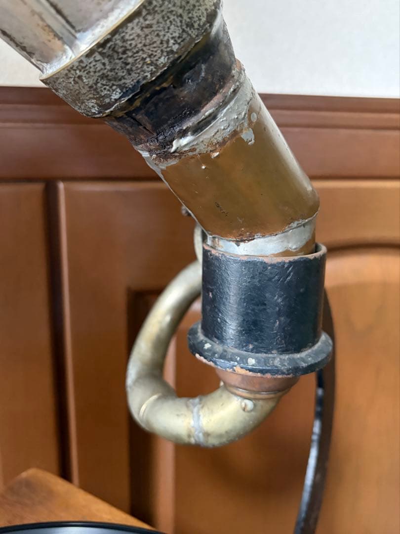 骨董品 蓄音機 木製 大型ホーン付 レコード HEART PHONE