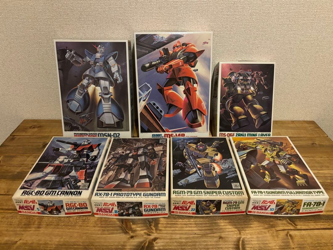 【旧キット】MSV 1/144 全種 + 1/250 パーフェクトジオング