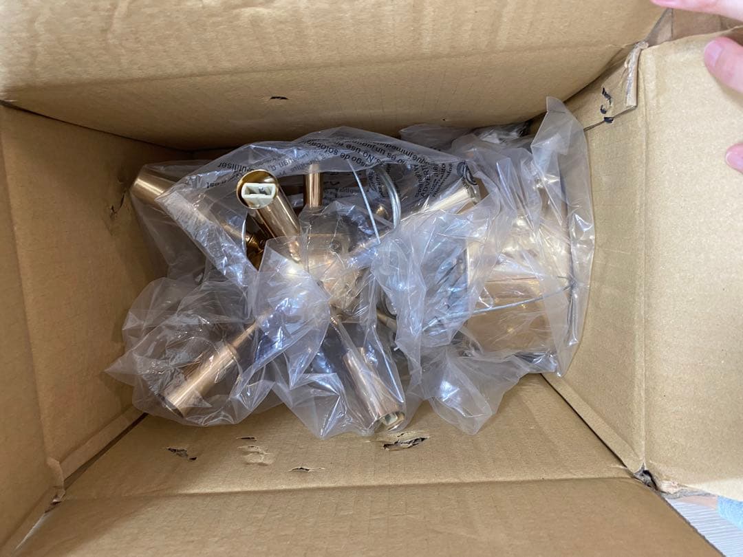 バブルデザインシャンデリア LED付属 シャンデリア　バロン