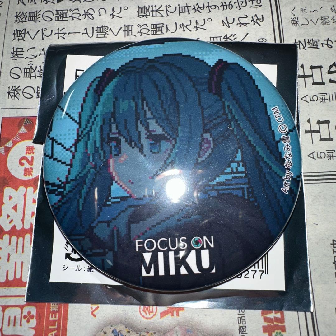 初音ミク FOCUS ON MIKU ななみ雪 缶バッジ