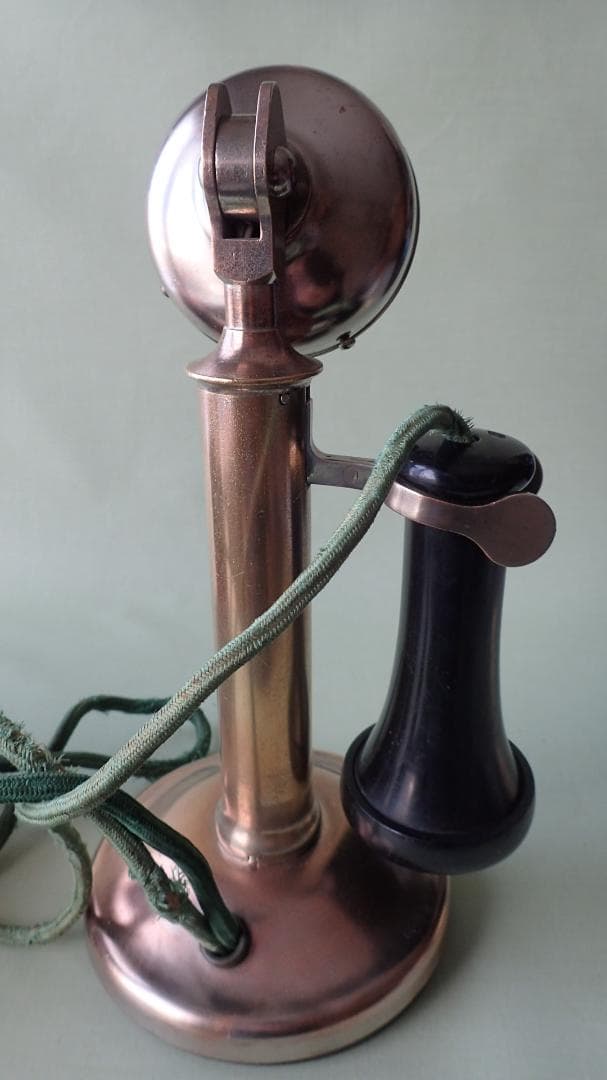 レトロ/アンティーク　電話　大正12年　２号共電式卓上電話機　オブジェ・室内飾り