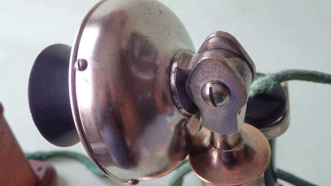 レトロ/アンティーク　電話　大正12年　２号共電式卓上電話機　オブジェ・室内飾り