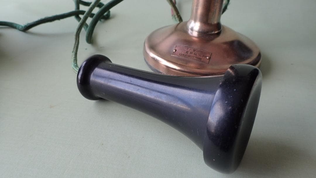 レトロ/アンティーク　電話　大正12年　２号共電式卓上電話機　オブジェ・室内飾り