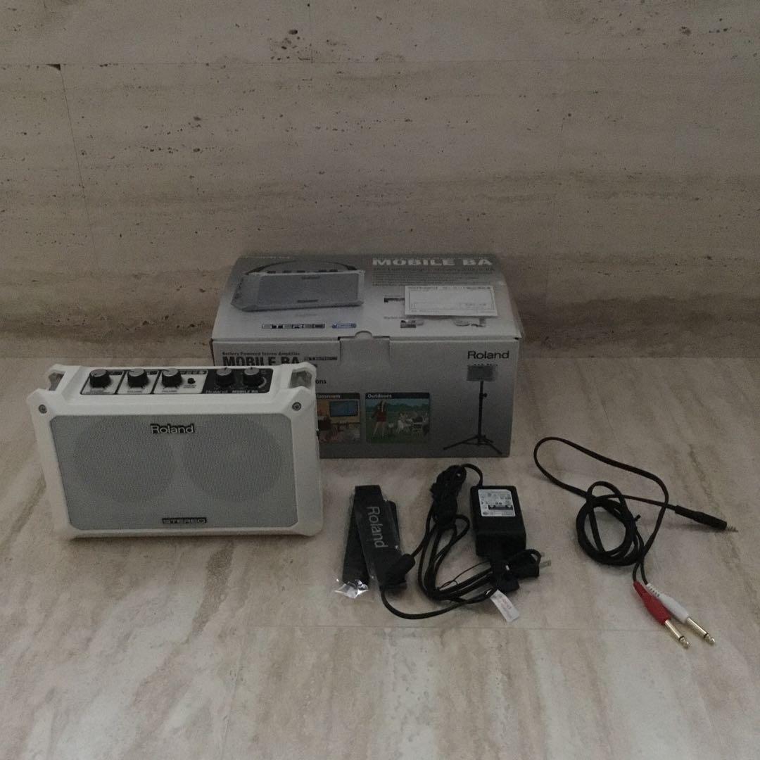 Roland Mobile BA ホワイト ポータブルスピーカー