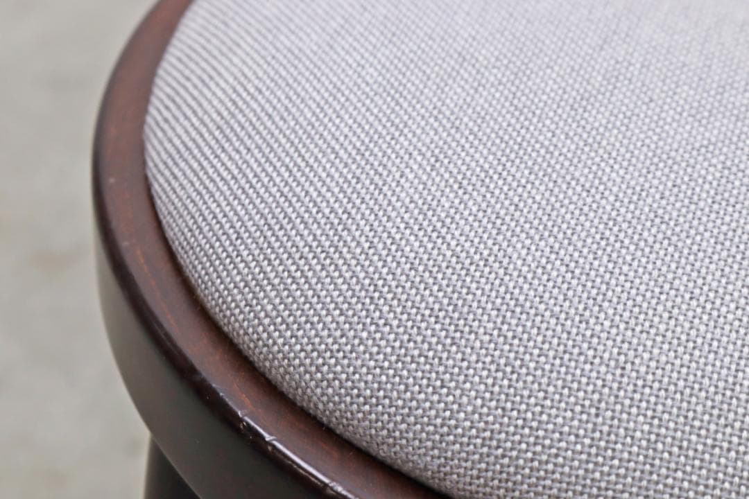 在庫2脚 秋田木工 張替え済み ベントウッド スツール 丸椅子 レトロ モダン