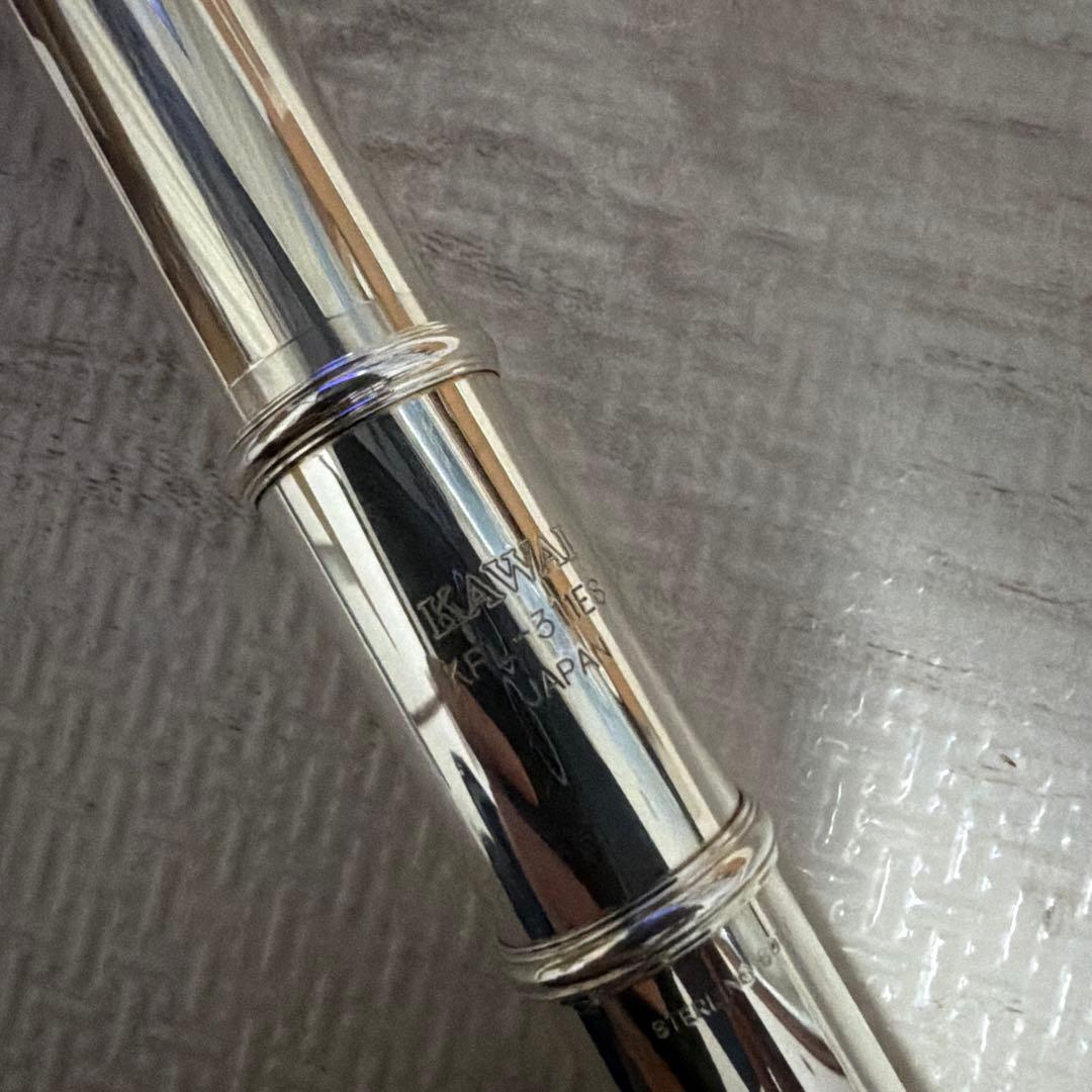 管体銀製　Eメカ付き　カワイ　フルート　KFL-311ES