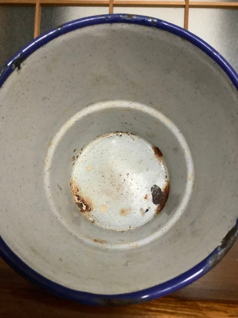 フランス　アンティーク　ホーロー　サボンラック