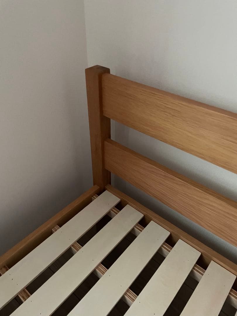 無印良品　シングルベッド（オーク）
