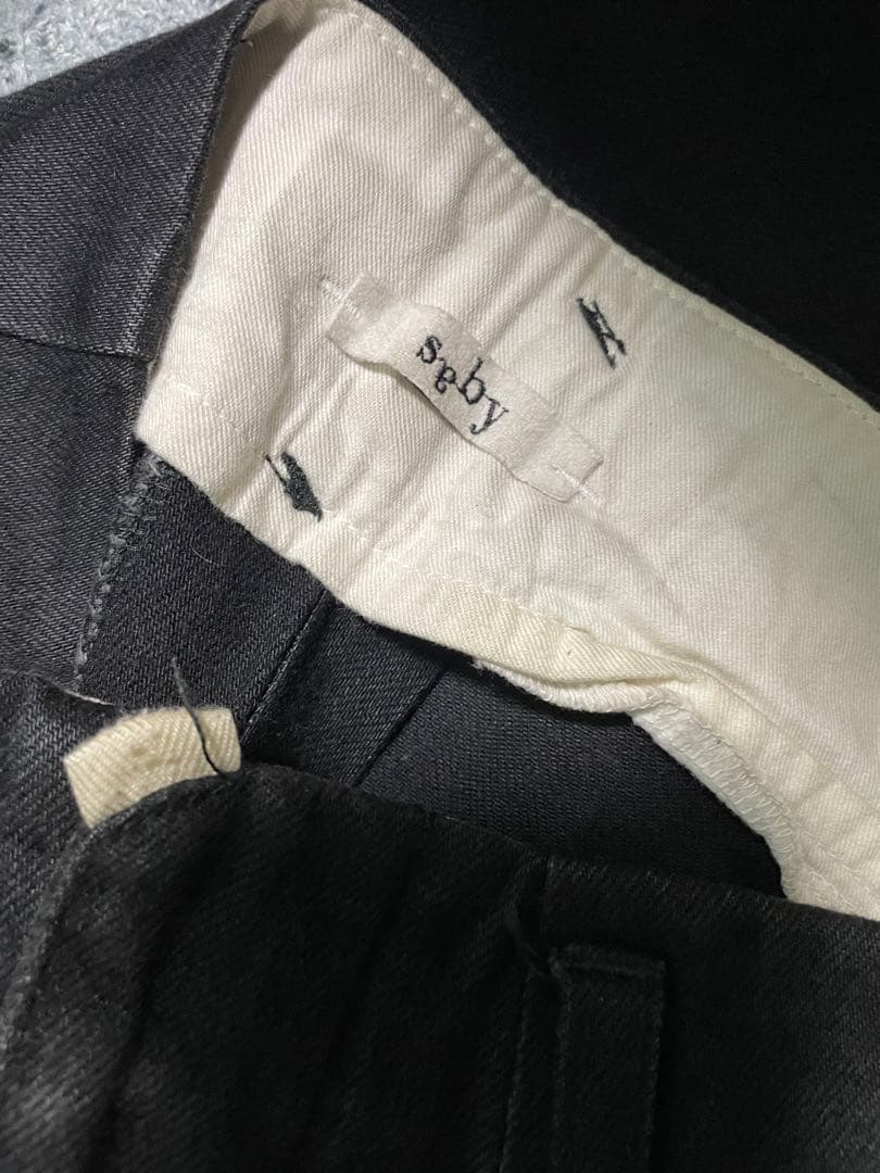 saby ブラック デニムjt