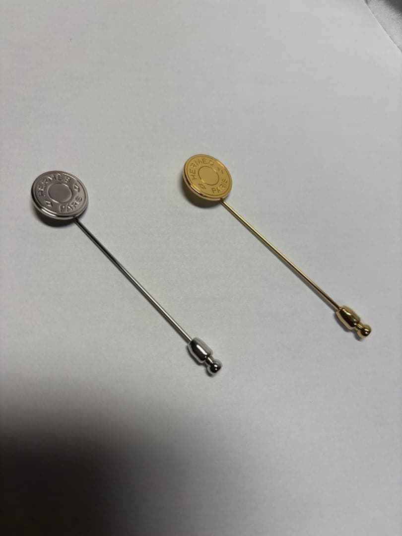 【夏休み値下げ中】エルメス　ピンブローチ