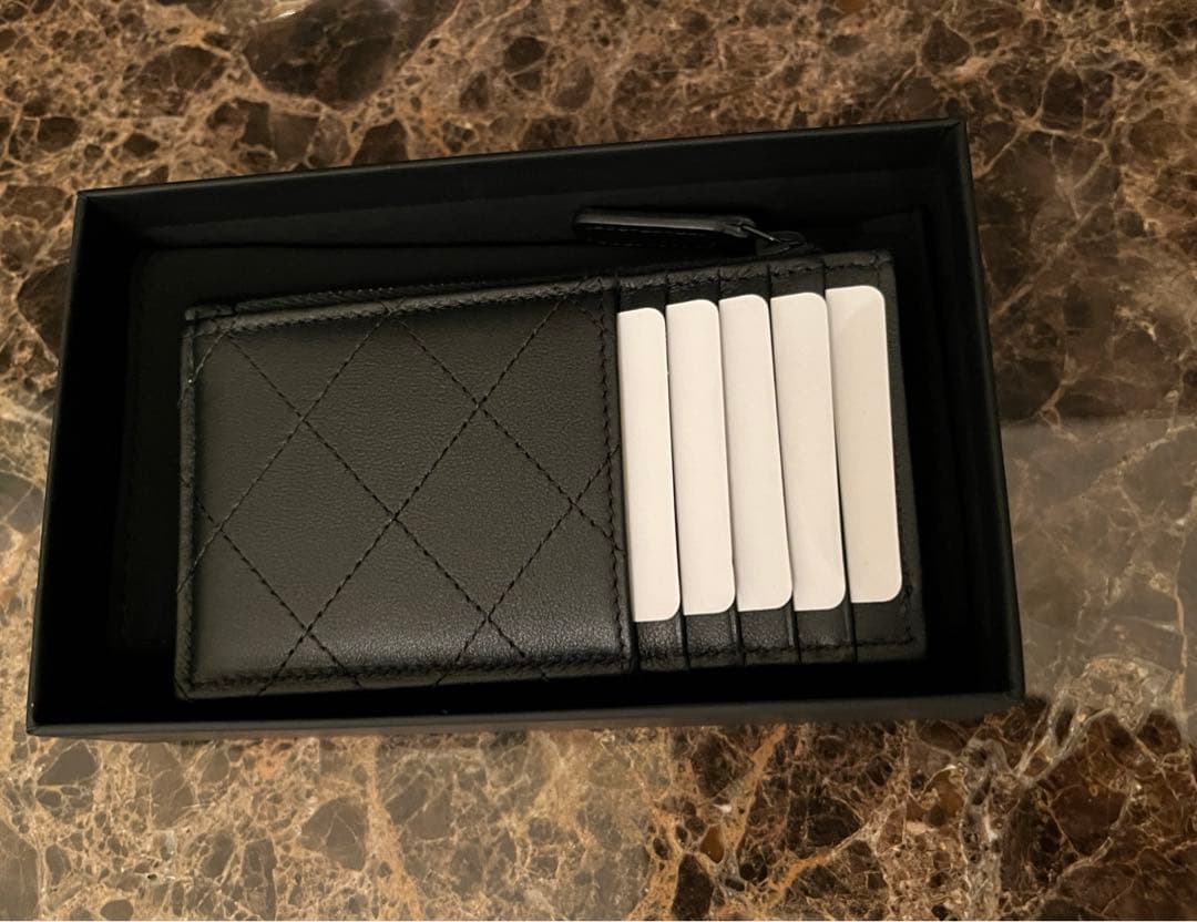 シャネル　フラグメントケース　ソーブラック