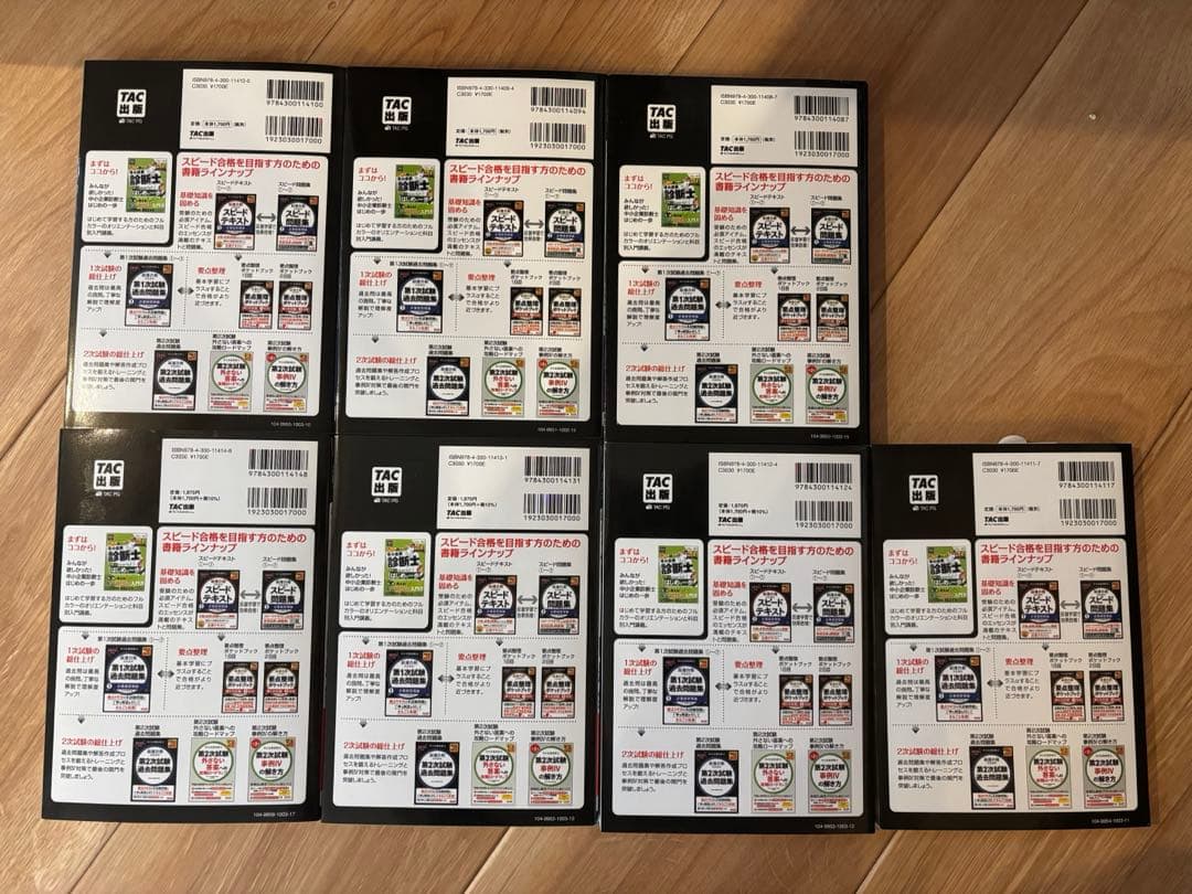 中小企業診断士 2025年度版 最速合格のためのスピード問題集 1〜7セット