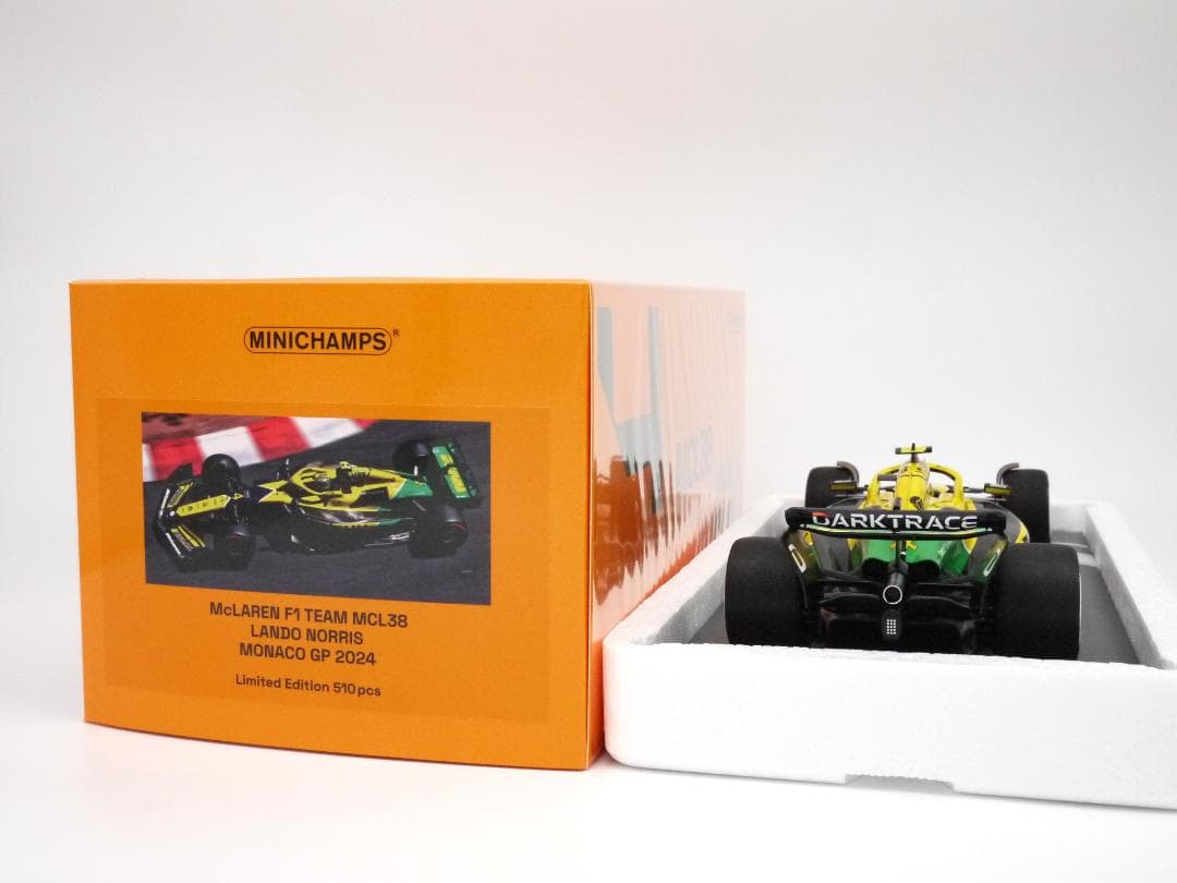 1/18 マクラーレン MCL38 モナコGP セナ トリビュート L.ノリス
