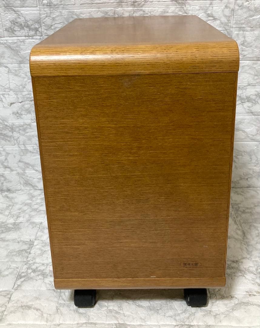 【美品】浜本工芸 サイドテーブル 飾り棚　ローテーブル　天然無垢 オーク材