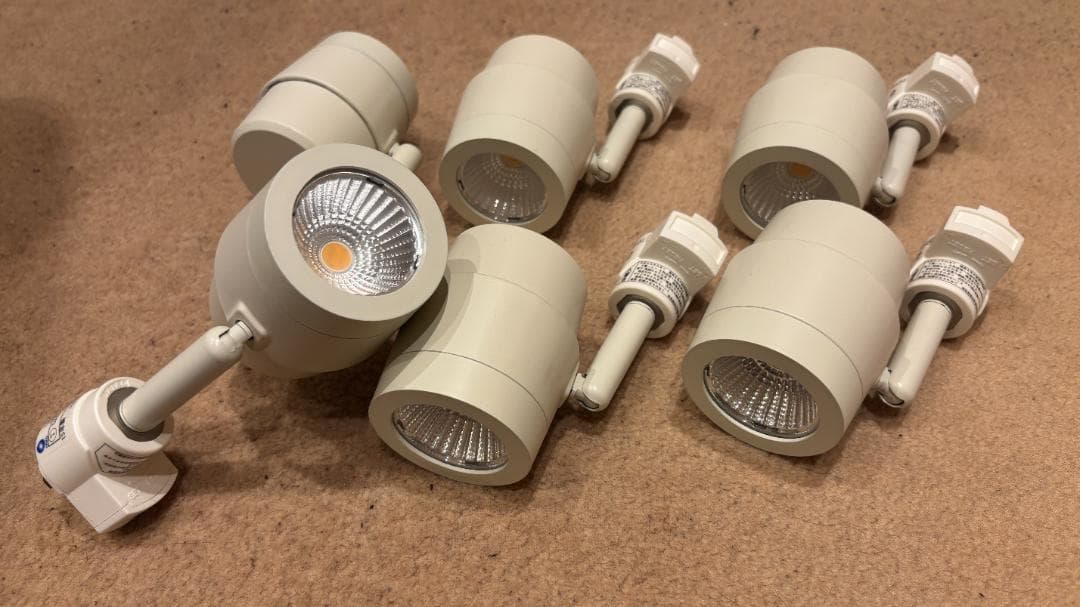 ライティングレール用 LEDスポットライト DSL-4380YW 6個セット