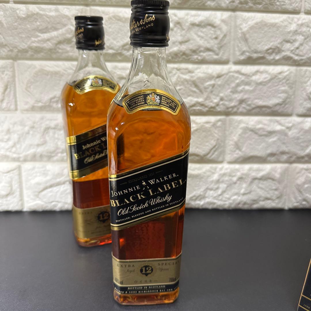 ジョニーウォーカー古酒 12年 エクストラスペシャル 黒キャップ 2本 未開封