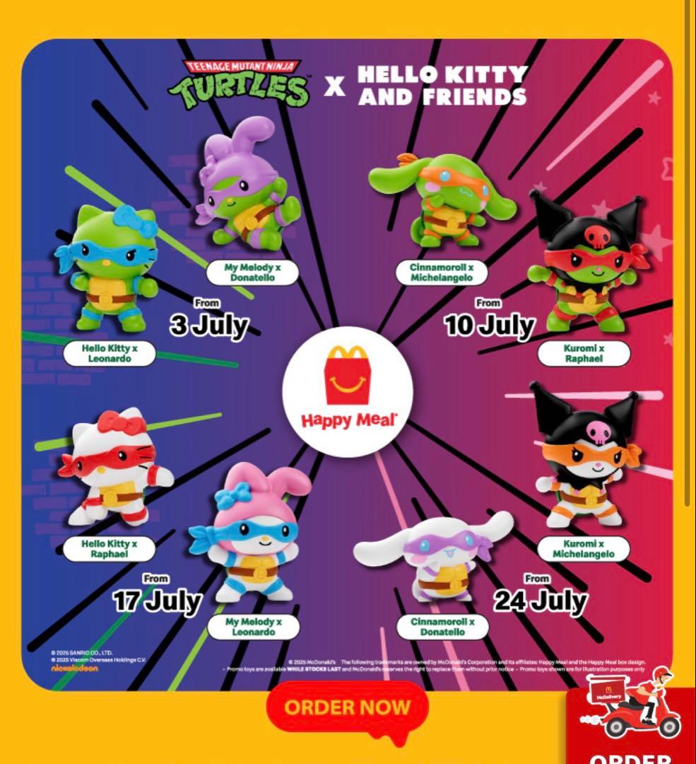 【フルセット】海外限定 サンリオ×タートルズ 新品未使用