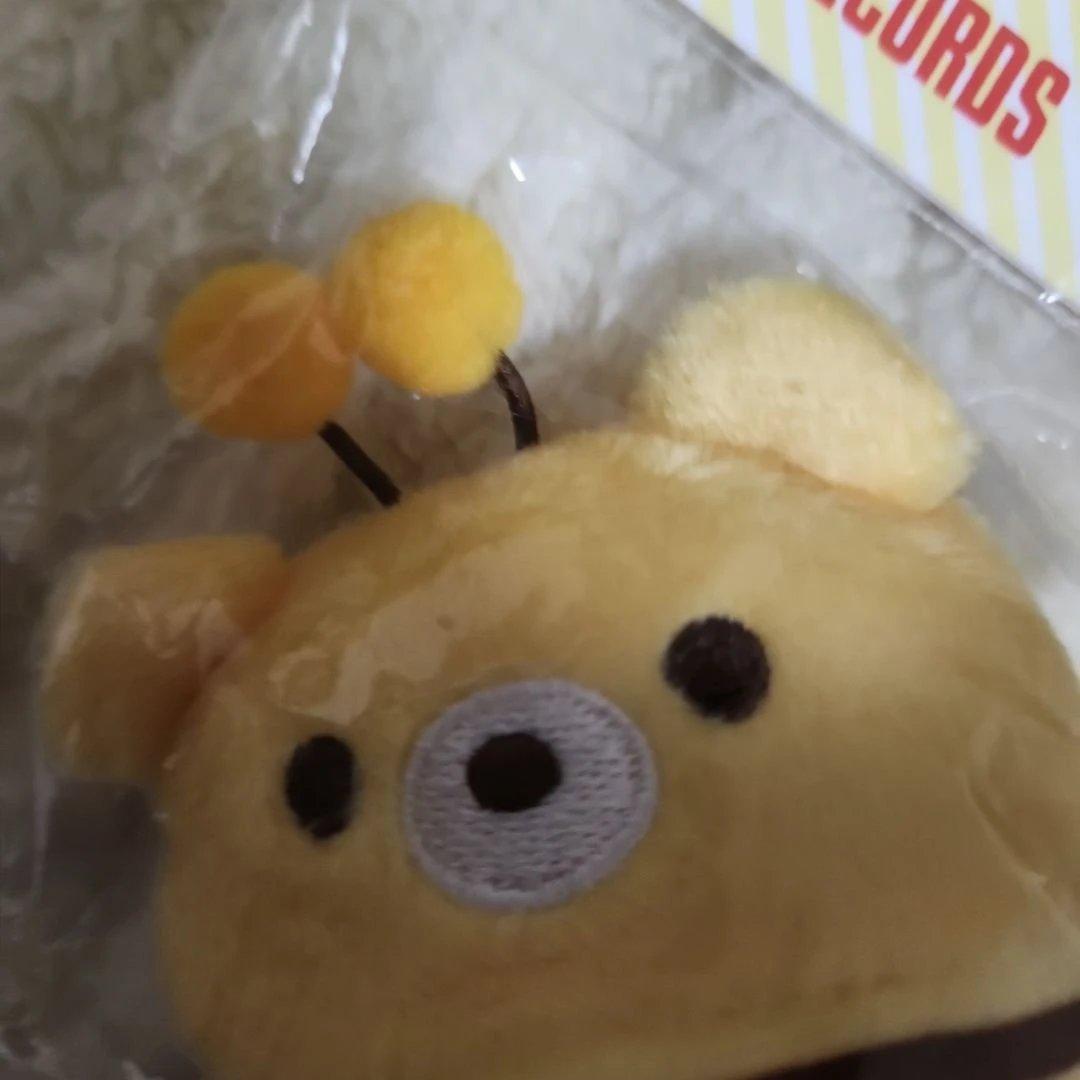 リラックマ 　コラボ　てのりぬいぐるみ(くまんばち)タワレコ