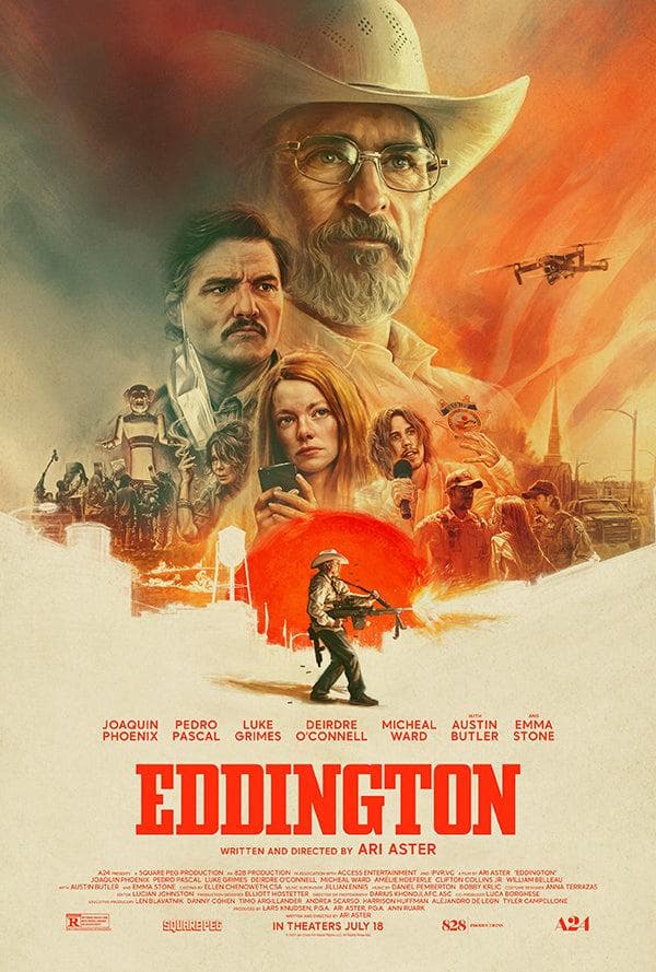 A24 エディントンへようこそ EDDINGTON 映画館用ポスター 両面印刷