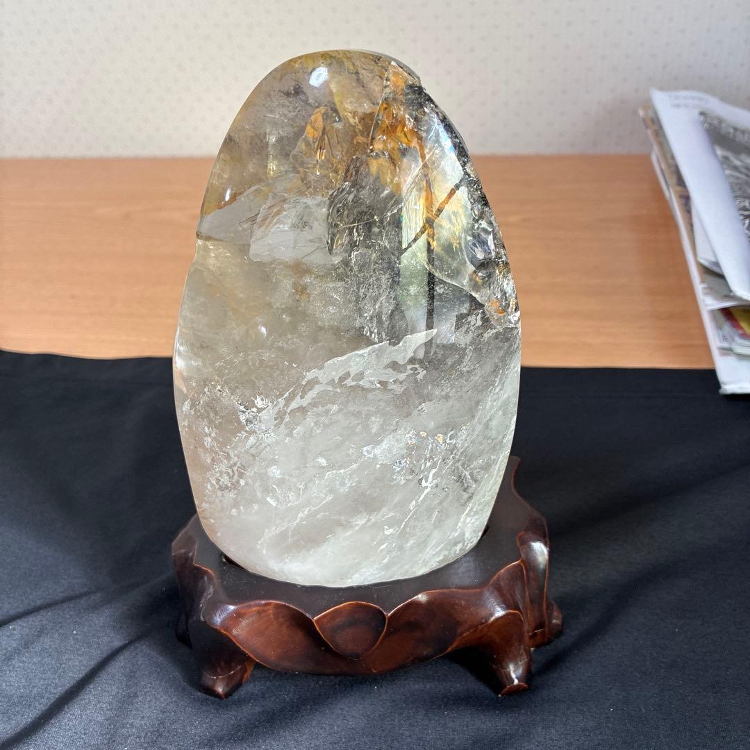 水晶　アゲート　鑑賞石　鉱物　ジャスパー　置物　水石　盆石　台座はサービス