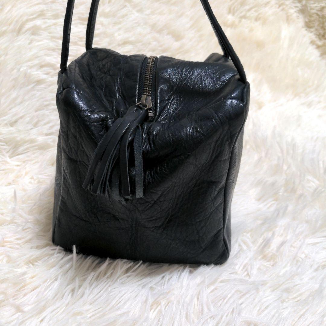 北欧暮らしの道具店 Danser ミニ ハンドバッグ レザー 黒