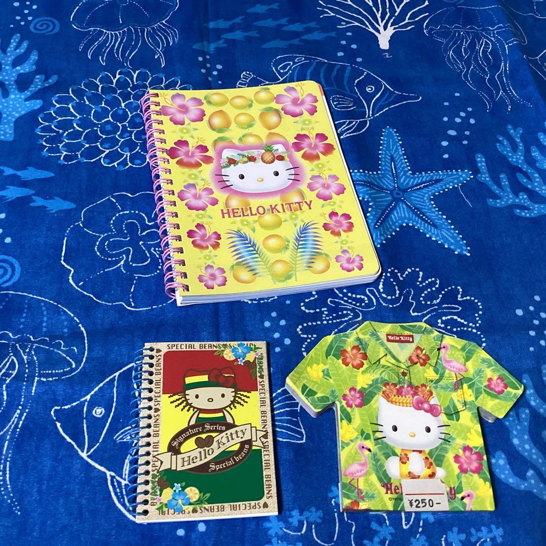 3462ハローキティハワイメモ帳セット