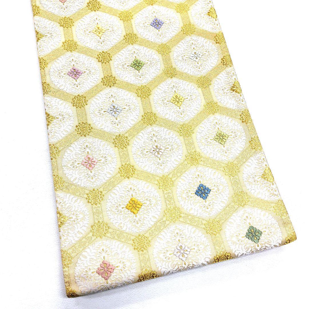 専用帯5066 ●丸勇謹製 高級 正絹 つづれ唐織 六通 袋帯