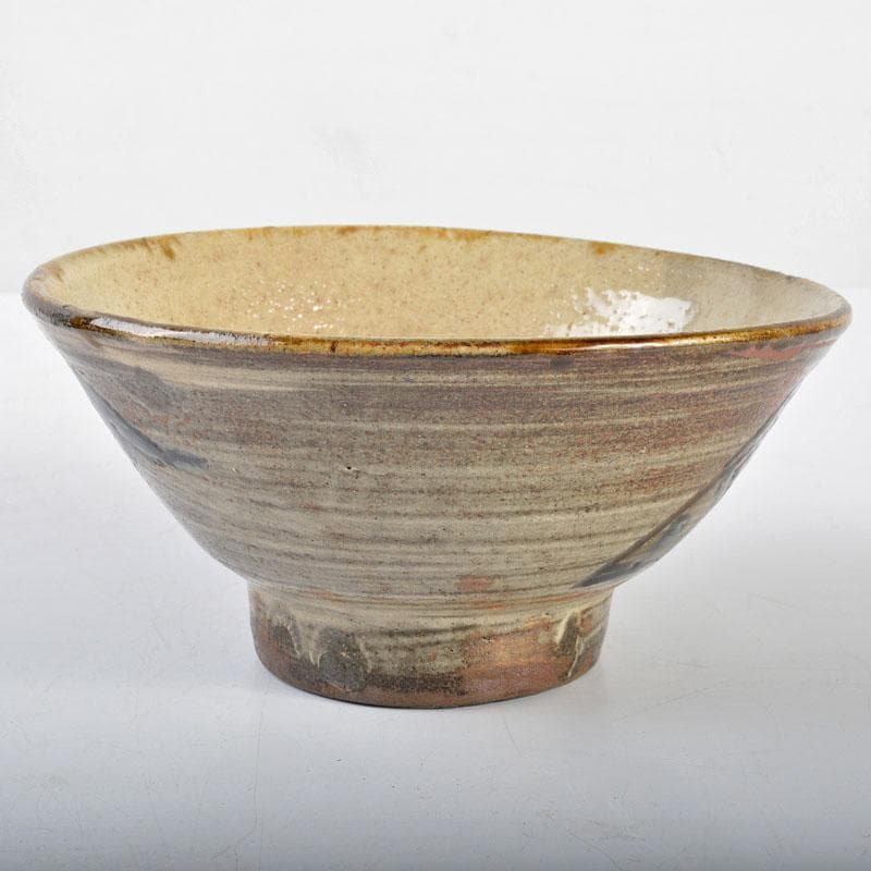 人間国宝　金城次郎　魚文　茶碗　茶道具　D　R4485