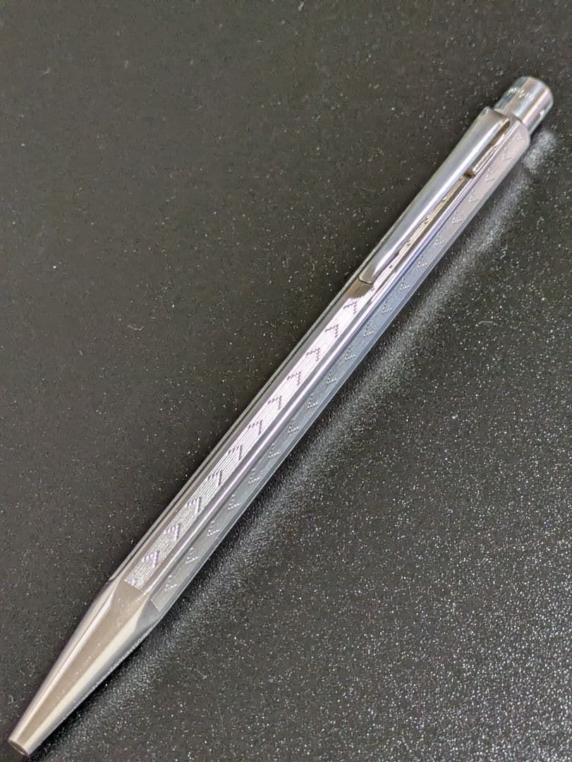 カランダッシュ エクリドール　シェブロン　シルバー　ボールペン 美品