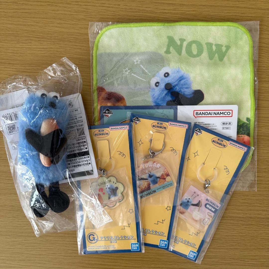 パペットスンスン 一番くじ D賞 F賞 G賞 まとめ売り