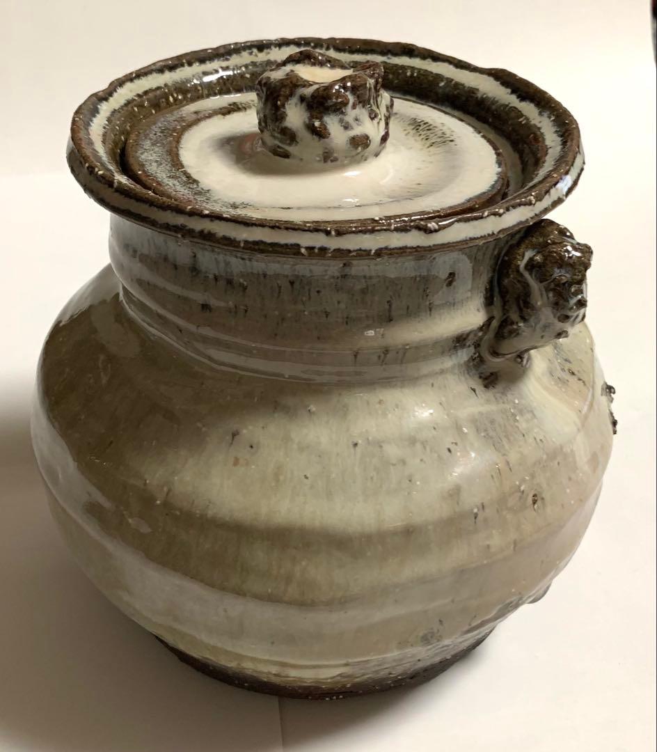 萩焼　凌雲窯　水指　小久保凌雲氏作