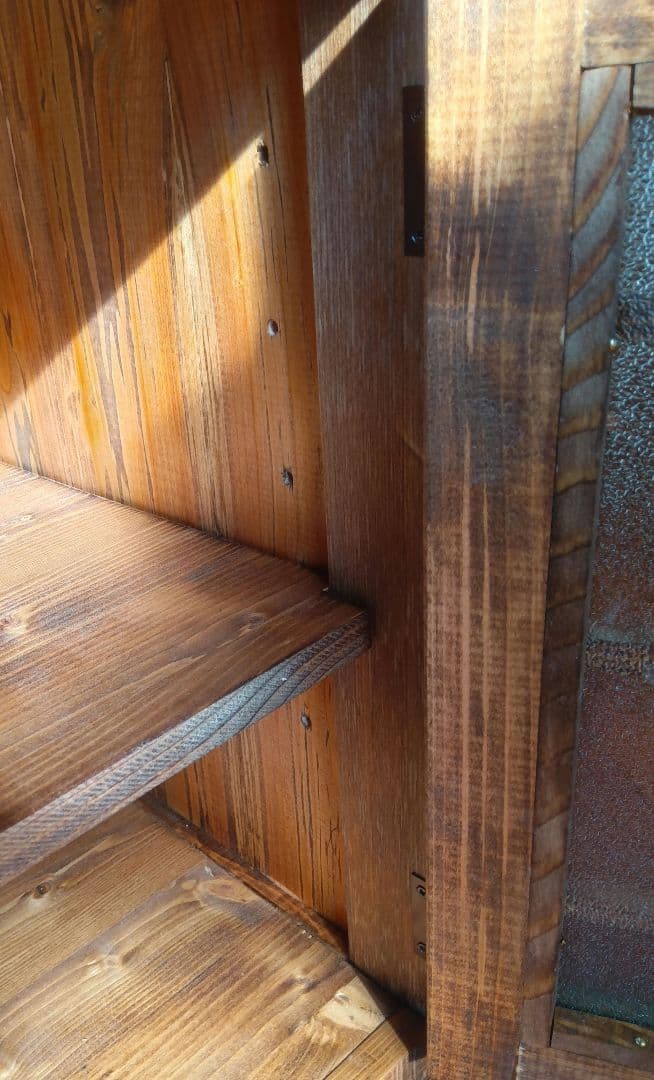 週末（金土日）価格＊レトロ風ＴＶボード＊檜の一枚板使用の天板