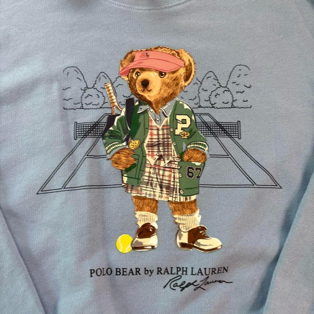 ラスト１　2025今期ラルフローレン ポロベア　ガールズL150　トレーナー