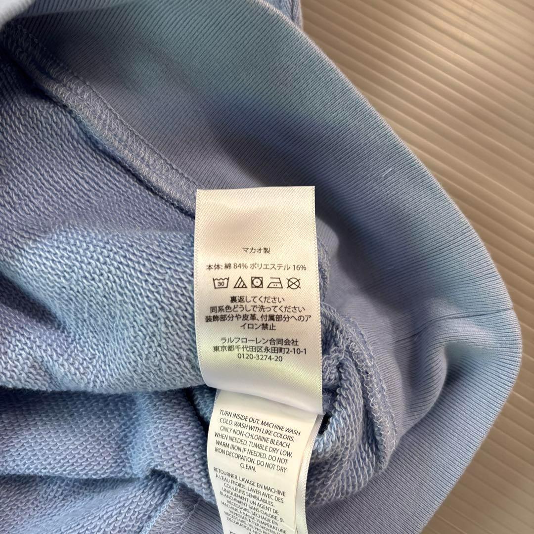 ラスト１　2025今期ラルフローレン ポロベア　ガールズL150　トレーナー