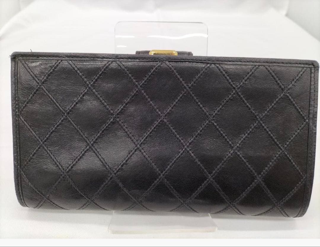 CHANEL シャネル ワイルドステッチ 二つ折り 財布 ココマーク