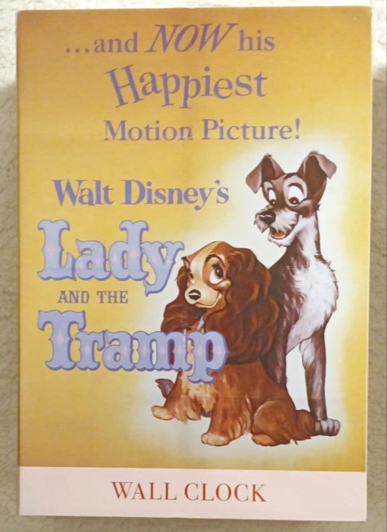 ディズニーストア　わんわん物語　時計