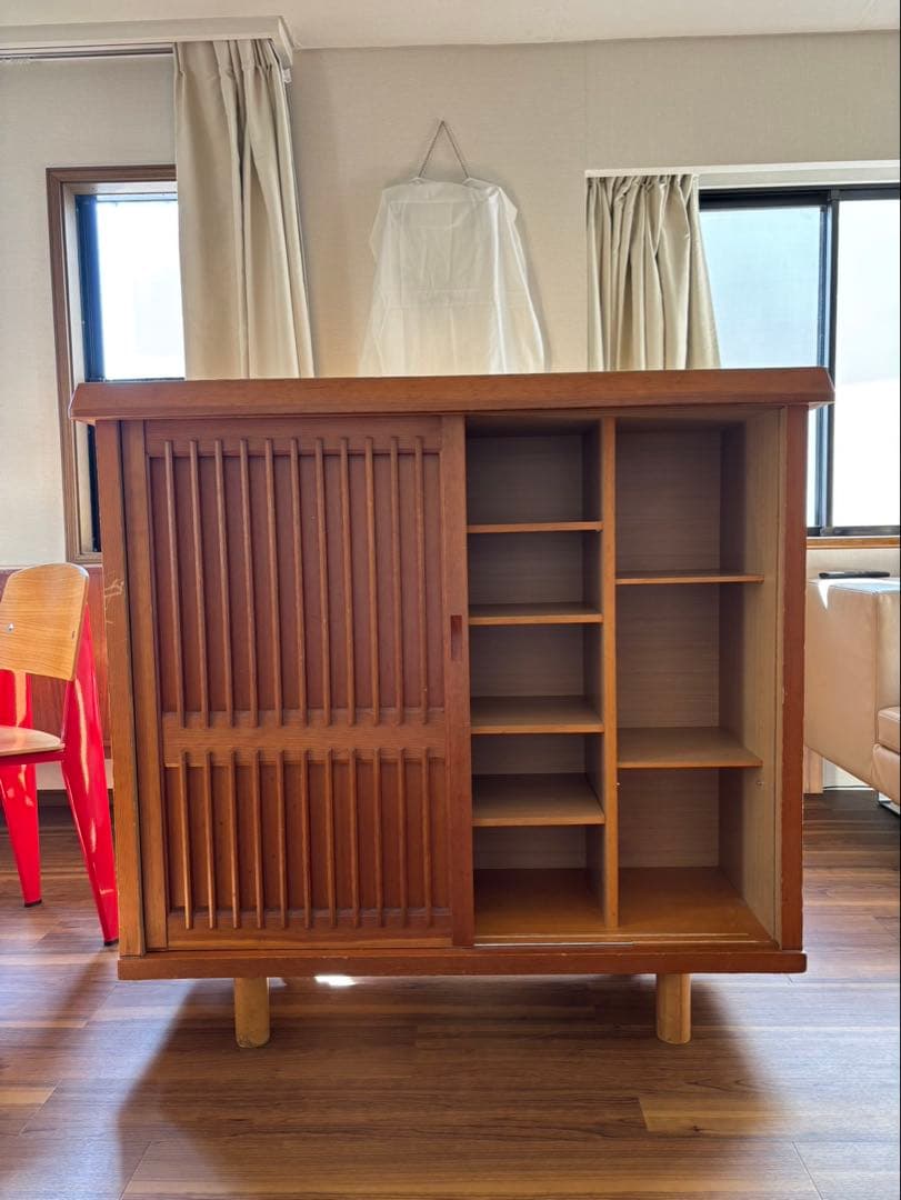 ナチュラルウッドキャビネット