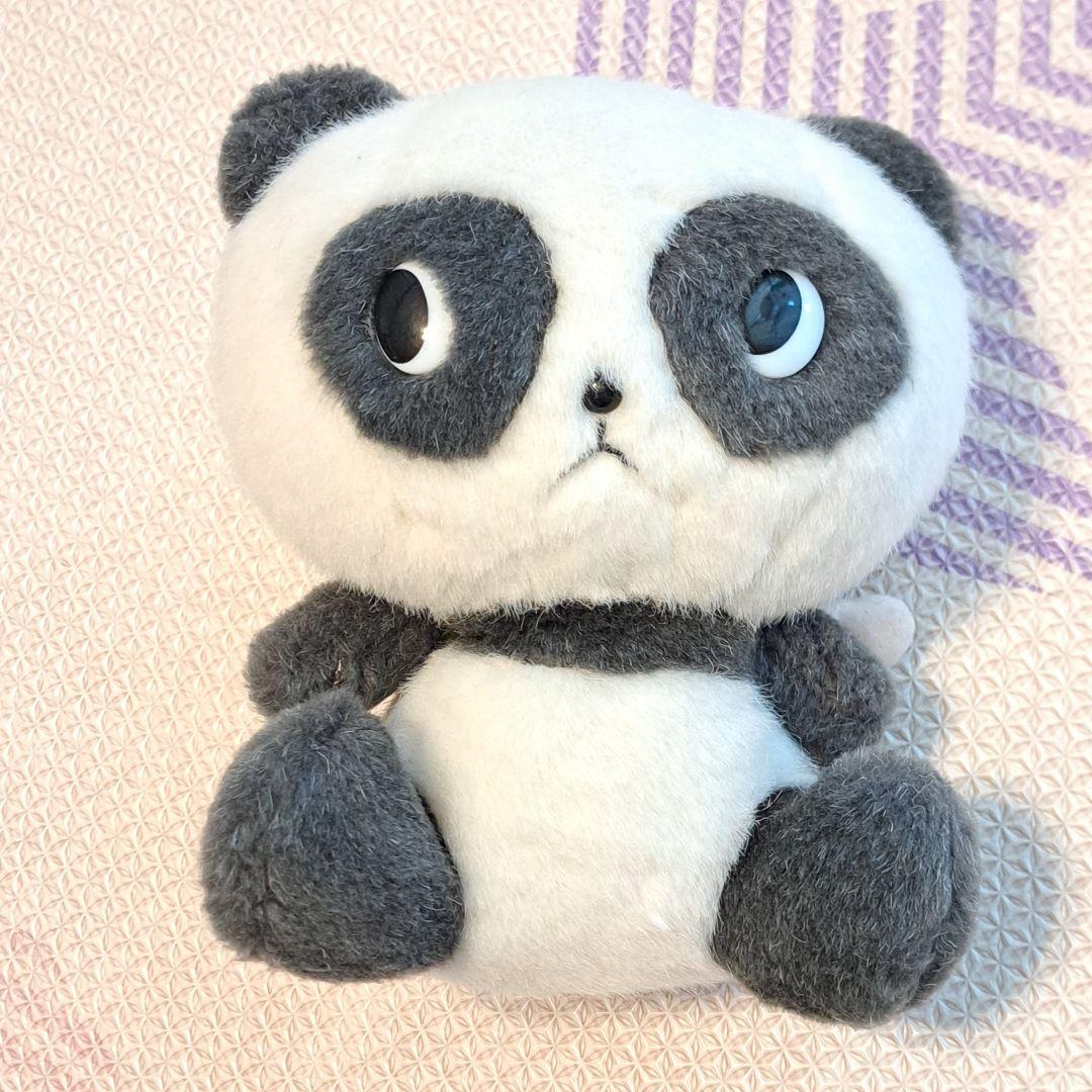 パンシェルズワールド　エンジェルパンダ ぬいぐるみ 本体　天使の羽　平成レトロ