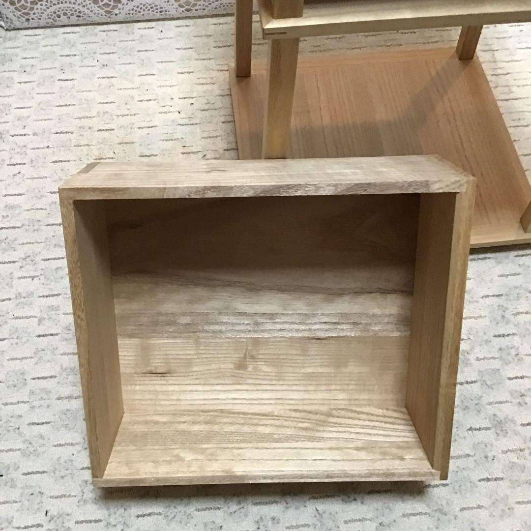 茶道具 棚 江岑棚 縦約325ミリ横約307ミリ 高さ約450ミリS673