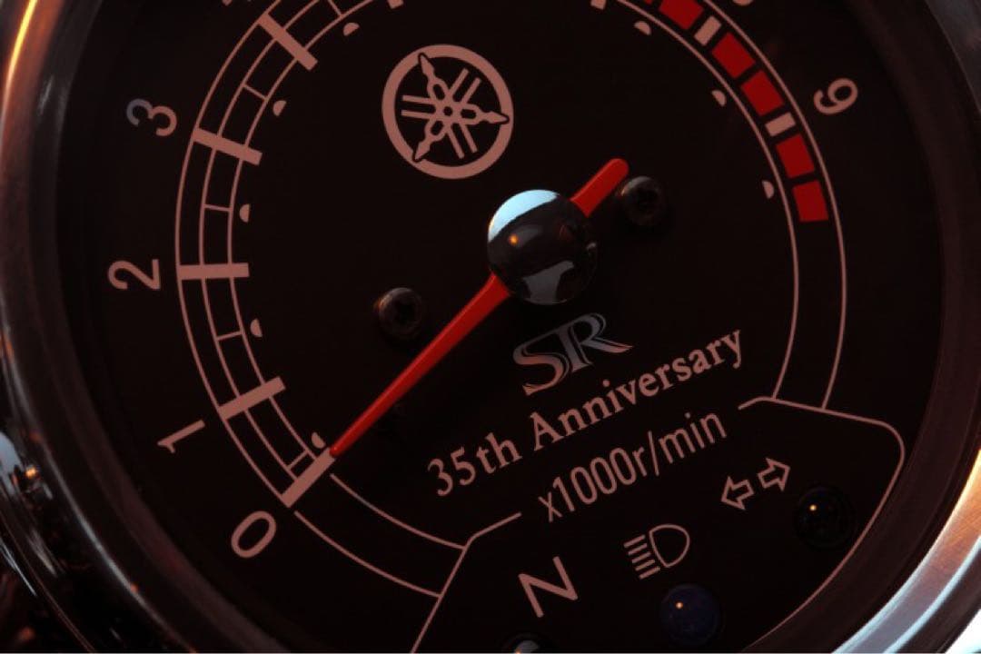【限定モデル】SR400 35周年記念モデル 純正メーター&タコメーター