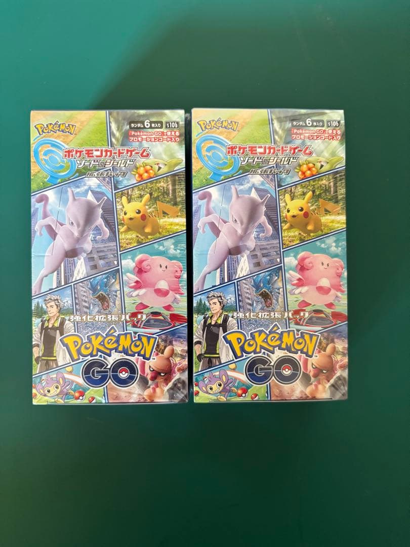 ポケモンカード　ソード＆シールド　ポケモンGO 未開封　シュリンク付き