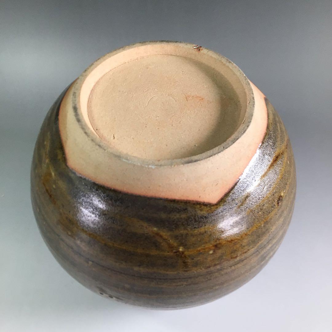 Ｐ８８９　水指　『粟田焼』『伊東陶山造』　木箱　茶道具